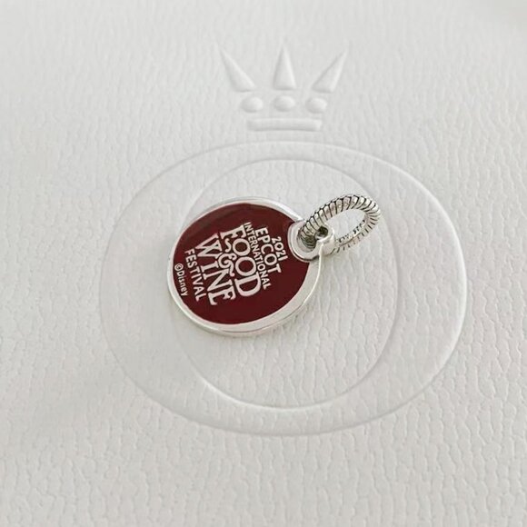 Disney Parks Pandora 2018 Epcot Food & Wine Festival 2 Charm  Disney International Food Festival Pandora Charm